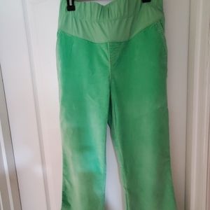 Green Gap Maternity pants